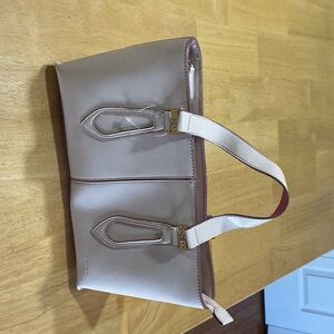 Women’s Neutral Leather Tote Bag – Blush